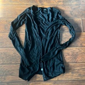 Women’s black express cardigan large